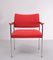 Thereca Red Fabric Armchair, 1960s 7