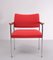 Thereca Red Fabric Armchair, 1960s, Image 7