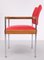 Thereca Red Fabric Armchair, 1960s 5