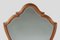 French Carved Wooden Mirror with Lined Frame, 1950s, Image 5