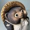 Vintage Decorative Tanuki Statue in Shigaraki Pottery, Japan, 1990s 5