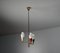Italian Brass Chandelier with Modern Design and Colorful Metal Accents, 1950s 4