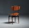 Mid-Century Italian Desk Chair in Teak and Black Iron, 1950s, Image 2