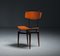 Mid-Century Italian Desk Chair in Teak and Black Iron, 1950s, Image 1