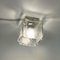 Lámpara de techo vintage hecha a mano de cristal de Murano de Toso, años 70, Imagen 5