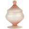 Satin Glass Candy Dish from Empoli, 1970s, Image 1