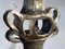 Große Brutalistische Tischlampe aus Keramik von Vallauris, 1950er 9