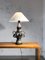 Large Brutalist Ceramic Table Lamp from Vallauris, 1950s 17