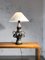 Large Brutalist Ceramic Table Lamp from Vallauris, 1950s, Image 17