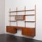 Mid-Century Danish Teak 3 Bay Wall Unit in the style of Poul Cadovius, 1960s, Image 1