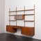 Mid-Century Danish Teak 3 Bay Wall Unit in the style of Poul Cadovius, 1960s, Image 21
