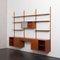 Mid-Century Danish Teak 3 Bay Wall Unit in the style of Poul Cadovius, 1960s 20