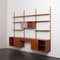 Mid-Century Danish Teak 3 Bay Wall Unit in the style of Poul Cadovius, 1960s, Image 20