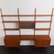 Mid-Century Danish Teak 3 Bay Wall Unit in the style of Poul Cadovius, 1960s, Image 15