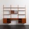 Mid-Century Danish Teak 3 Bay Wall Unit in the style of Poul Cadovius, 1960s, Image 18