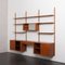 Mid-Century Danish Teak 3 Bay Wall Unit in the style of Poul Cadovius, 1960s, Image 19