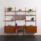 Mid-Century Danish Teak 3 Bay Wall Unit in the style of Poul Cadovius, 1960s 23