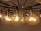 Grande Lampe Spider Chromée avec 24 Boules en Verre Givré Soufflé à la Main de Ott International, Allemagne, 1960s 27