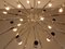 Grande Lampe Spider Chromée avec 24 Boules en Verre Givré Soufflé à la Main de Ott International, Allemagne, 1960s 43