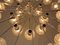 Lampada grande Spider cromata con 24 sfere in vetro soffiato a mano di Ott International, Germania, anni '60, Immagine 21