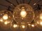 Lampada grande Spider cromata con 24 sfere in vetro soffiato a mano di Ott International, Germania, anni '60, Immagine 26