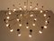 Lámpara Spider grande cromada con 24 bolas de cristal de hielo sopladas a mano de Ott International, Alemania, años 60, Imagen 42