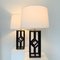 Mid-Century Bamboo Table Lamps, Italy, 1970s, Set of 2 3