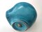 Teal Lacquered Ceramic Tulip Vase attributed to Giacomo Onestini for Ernestine Salerno, 1960s, Image 14