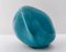 Teal Lacquered Ceramic Tulip Vase attributed to Giacomo Onestini for Ernestine Salerno, 1960s, Image 13