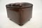 Vintage Leather Foot Stool, 1950, Image 9