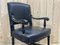 English Armchair in Blackened Wood and Covered with Black Bake, 1950s 12