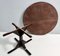 Vintage Round Ebonized Walnut Mod. 522 Dining Table attributed to G. Frattini for Bernini, 1950s 5