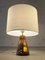 Vintage French Brutalist Ceramic Table Lamp by Accolay, 1950s 11