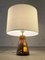 Vintage French Brutalist Ceramic Table Lamp by Accolay, 1950s, Image 11