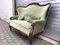Antique Mahogany Sofa in Green 24