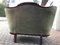 Antique Mahogany Sofa in Green, Image 29