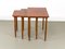 Tables Gigognes en Teck, Danemark, 1960s, Set de 3 8