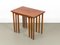 Tables Gigognes en Teck, Danemark, 1960s, Set de 3 12