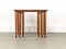 Tables Gigognes en Teck, Danemark, 1960s, Set de 3 13