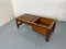 Mid-Century Modern Teak Slat Bench Side Table with Plant Stand, 1960s, Image 10