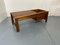 Mid-Century Modern Teak Slat Bench Side Table with Plant Stand, 1960s, Image 13