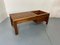 Mid-Century Modern Teak Slat Bench Side Table with Plant Stand, 1960s, Image 7