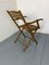 Chaise Pliante Vintage Scandinave en Chêne, 1920s 7