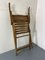 Vintage Scandinavian Oak Campaign Folding Chair, 1920s 8