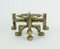 Mid-Century Brutalist Brass Candleholder, 1970s, Image 8