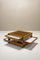 Tavolino da caffè Tetra in legno di Bernard Vuarnesson per Bellato, anni '70, Immagine 2