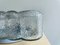 Round and Square Clear Glass Flush Mounts, 1960s, Set of 2, Image 16