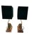 Egyptian Art Deco Sphinx Table Lamps on Marble Bases, Set of 2 5