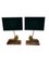 Egyptian Art Deco Sphinx Table Lamps on Marble Bases, Set of 2 1