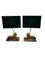Egyptian Art Deco Sphinx Table Lamps on Marble Bases, Set of 2, Image 1